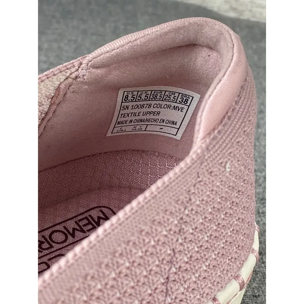 SKECHERS Sepulveda KNOT Overlay Slip On Mauve Shoes Women’s 8.5M Casual COMFORT - Picture 4 of 11